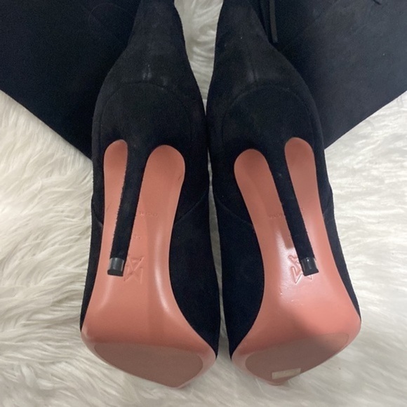 New Amina Muaddi Lily Crystal Fringe Stiletto Boot size 39EU - Picture 8 of 10